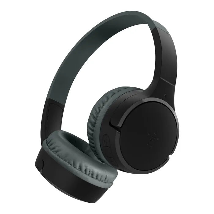 Wireless On-Ear Headphones for Kids, Black
