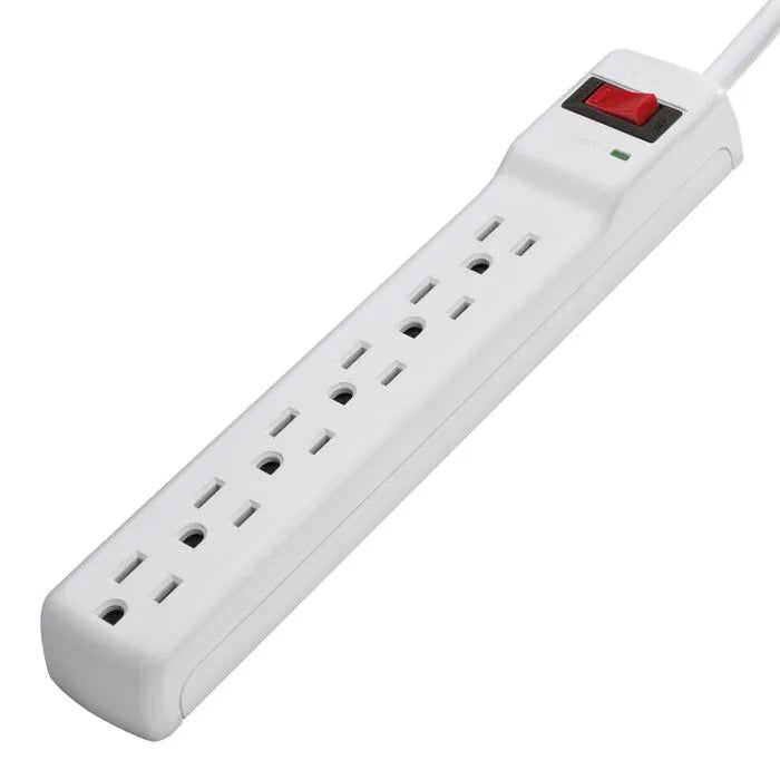6-Outlet Surge Protector with 3-foot Power Cord