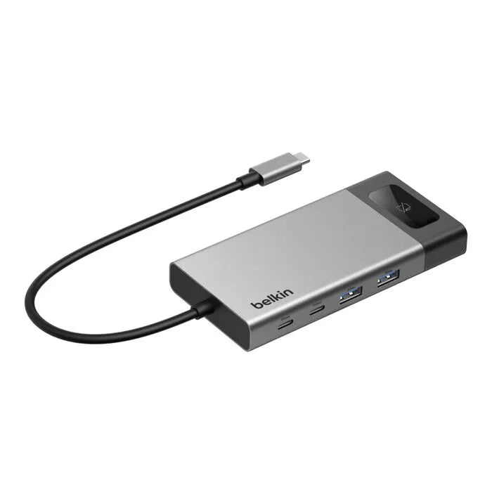 8-Port Dual Display USB-C Hub, Black