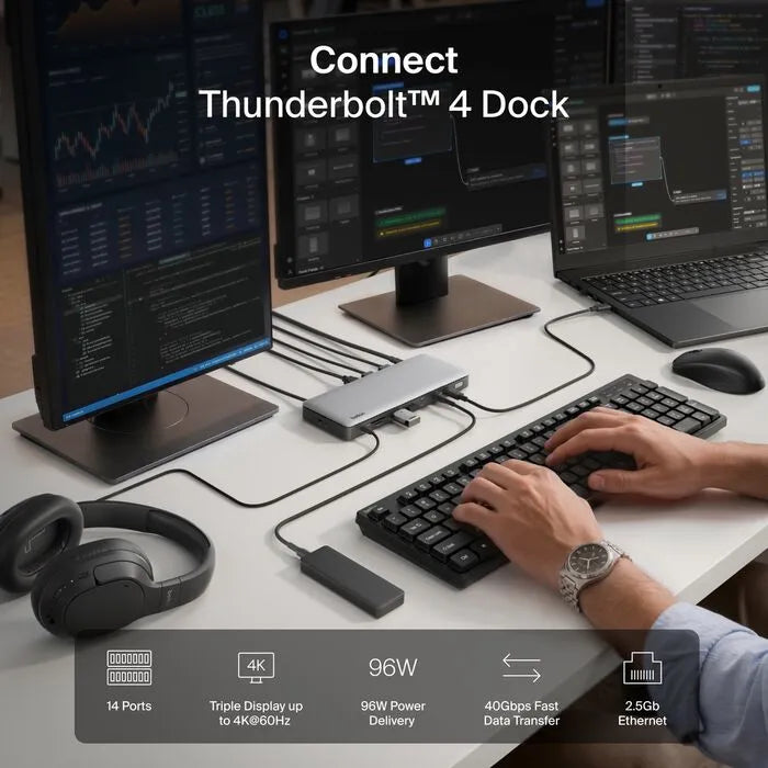 Thunderbolt 4 Dock, Gray