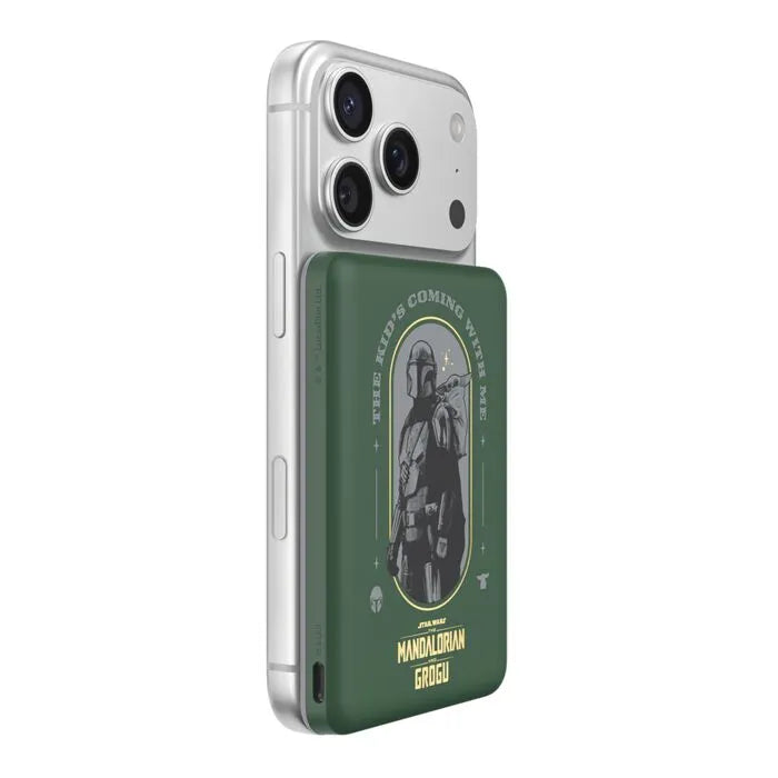 Slim Magnetic Power Bank, The Mandalorian & Grogu