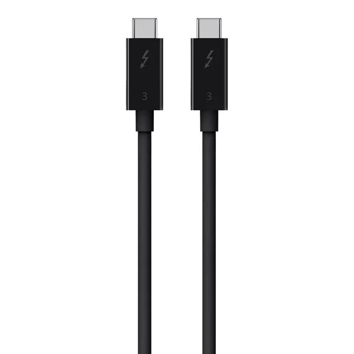 Thunderbolt 3 Cable (USB-C to USB-C, 100W), Black