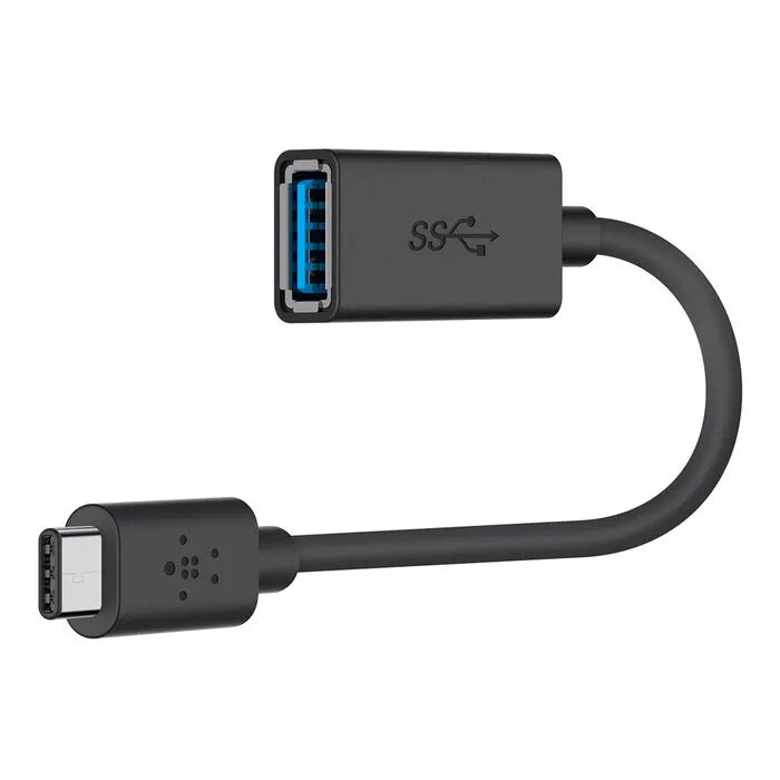 3.0 USB-C to USB-A Adapter (USB-C Adapter), Black