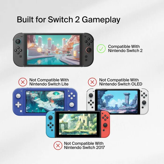 TemperedGlass Anti-Reflective Screen Protector for Nintendo Switch 2, Clear